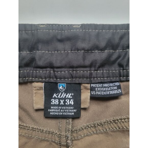 Kuhl Radki Walniut Pants Size 38 x34 Outer Wear Hiking Camping Work Wear - Picture 3 of 13